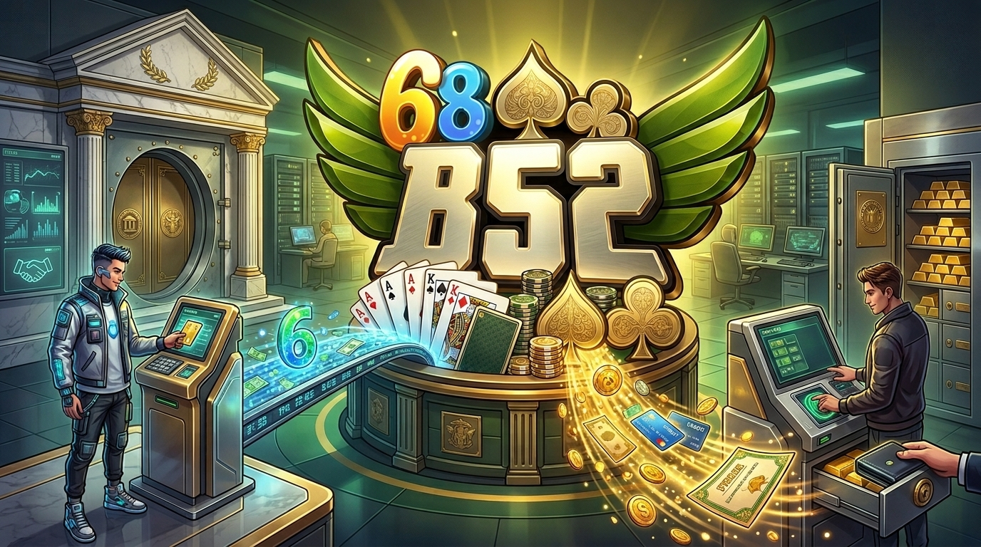 B Quy Trình Nạp Rút Khi Chơi Game bài đổi thưởng qua ngân hàng Tại B